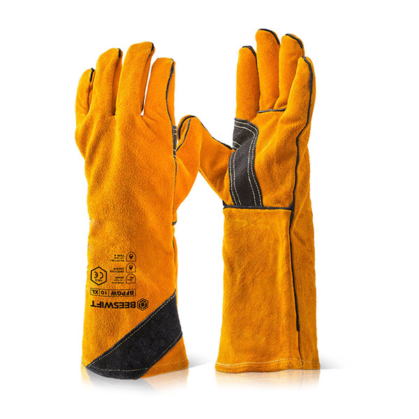 BFPGWN Premium Golden Welders Gauntlet Gold