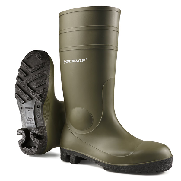 142VP Protomaster Full Safety Pvc Wellington Green