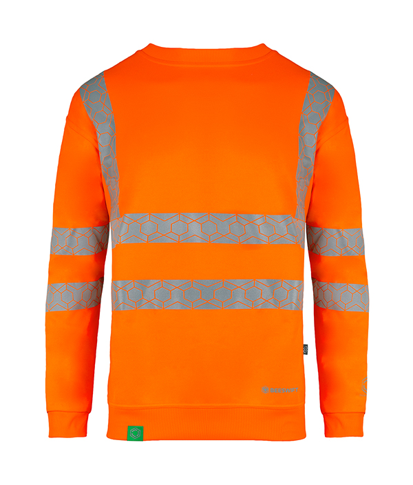 EWCSSOR Envirowear Hi-vis Sweatshirt Orange