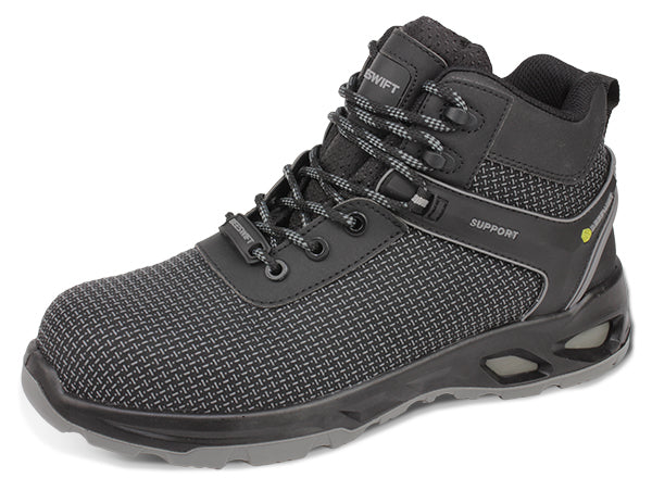 CF37 TPU TEK MIDCUT BOOT S3S BLACK