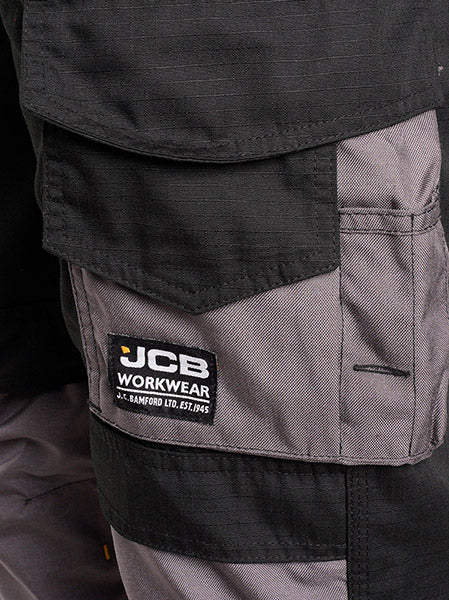 D+II JCG Trade Black/Grey Rip Stop Trouser