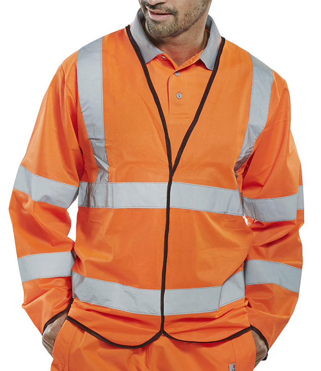 PKJENGOR Long Sleeve Jerkin Orange