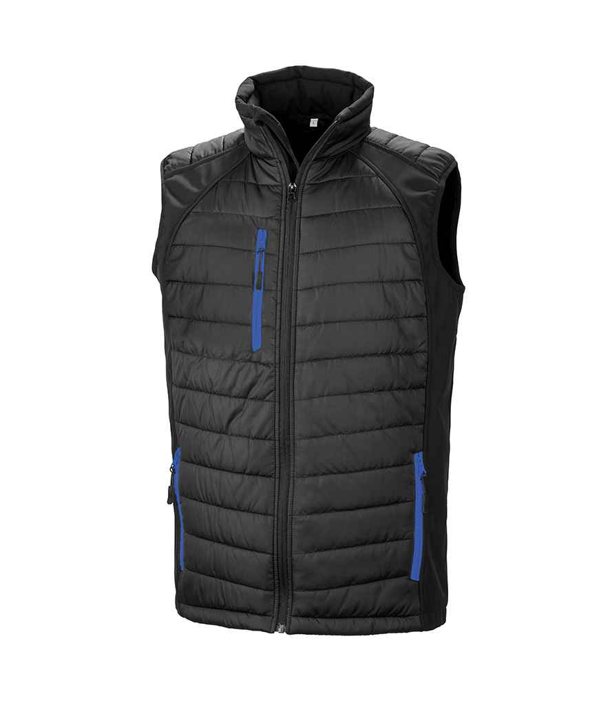 RS238 Result Genuine Recycled Compass Padded Gilet