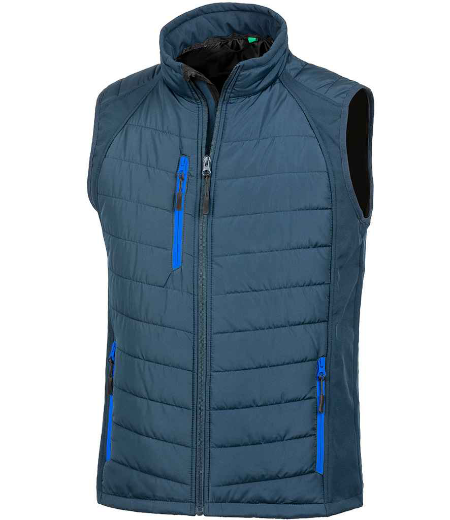 RS238 Result Genuine Recycled Compass Padded Gilet