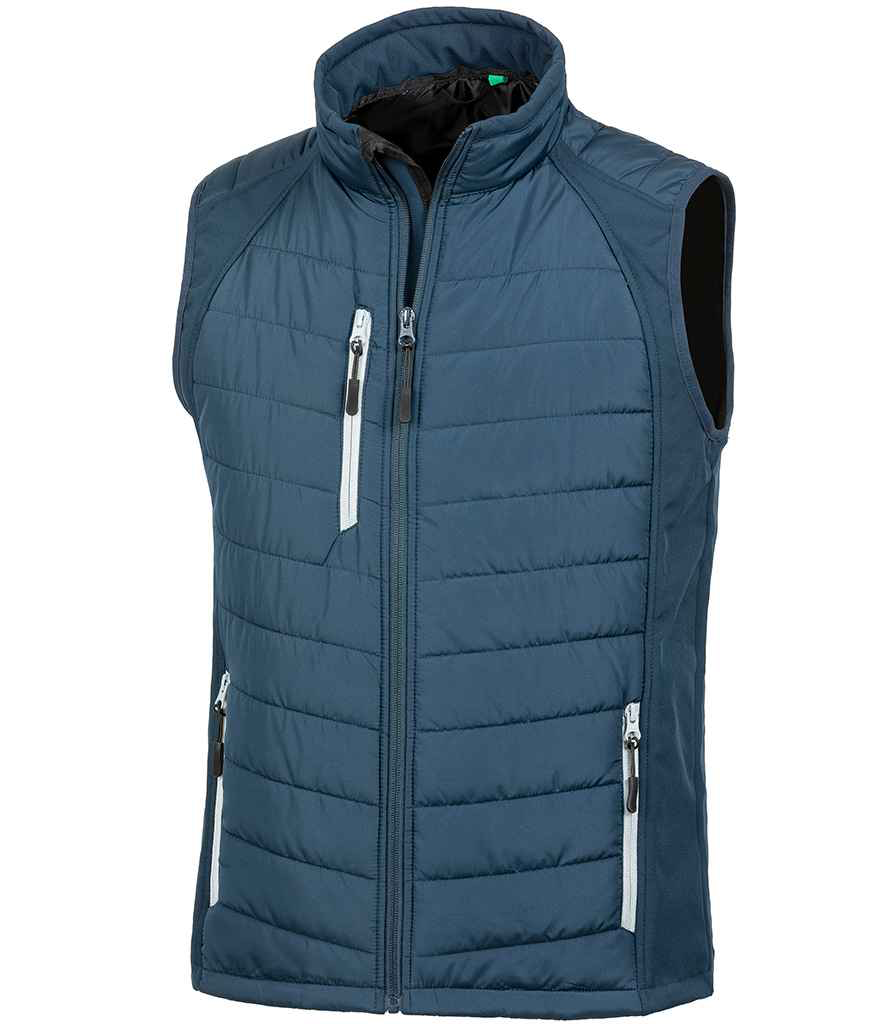 RS238 Result Genuine Recycled Compass Padded Gilet