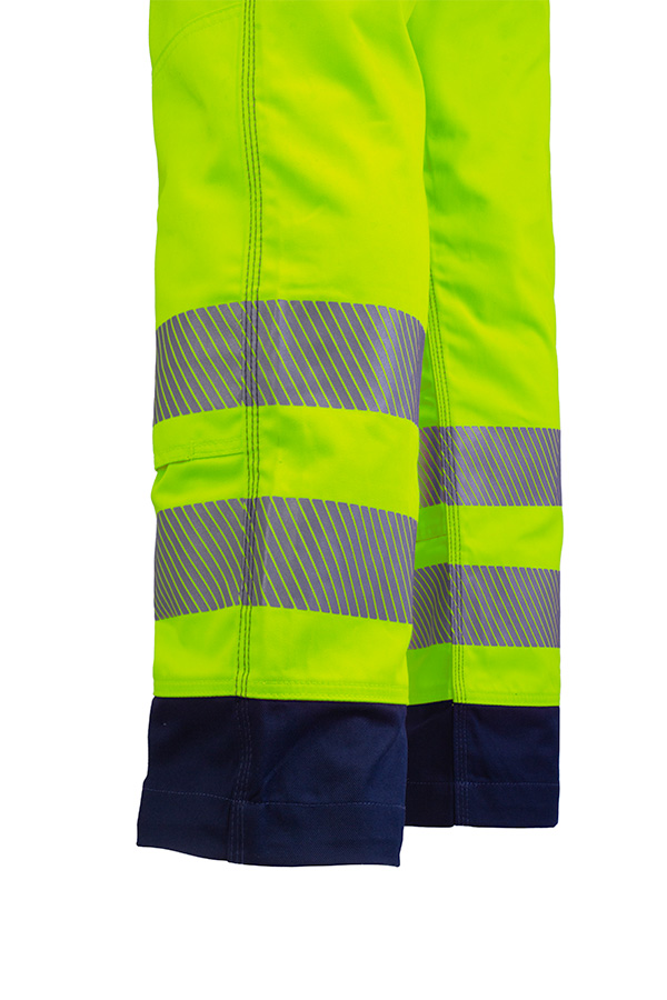HVTR01SYN Guardian Hi Vis Combat Trousers Yellow/Navy