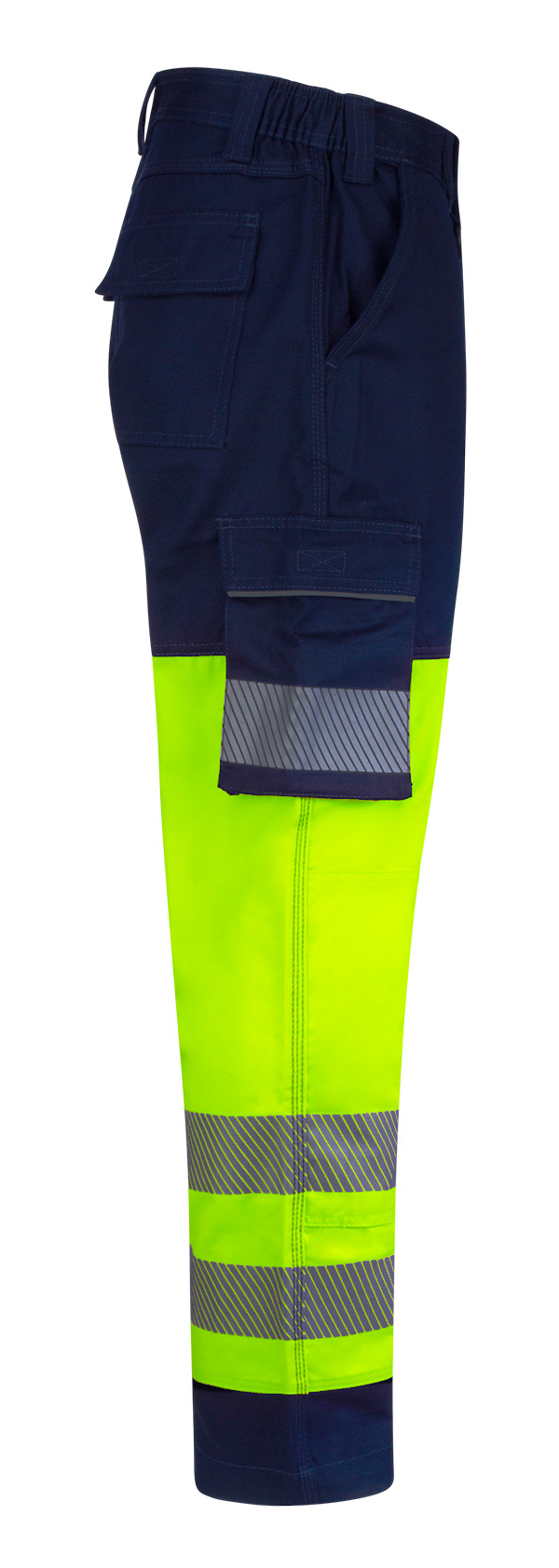 HVTR01SYN Guardian Hi Vis Combat Trousers Yellow/Navy