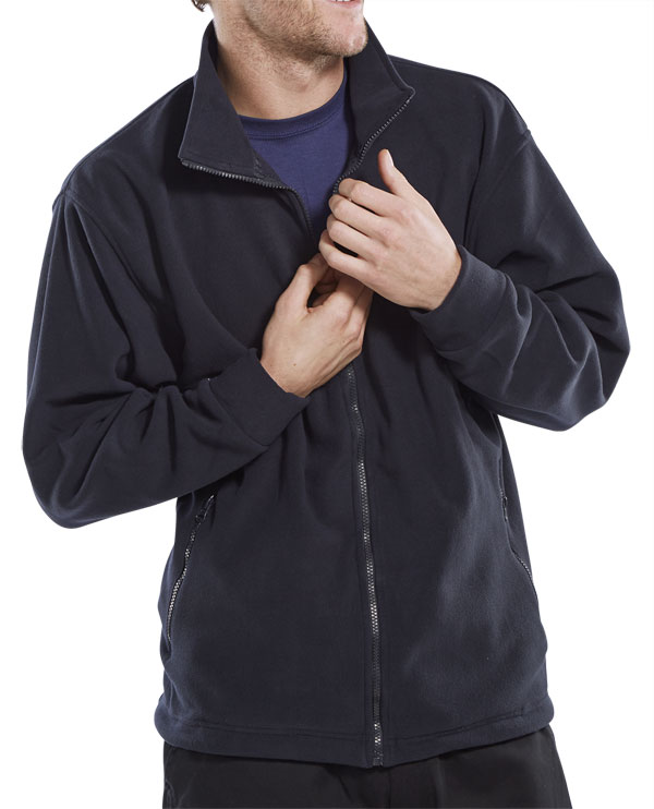 FLJN NAVY FLEECE JACKET
