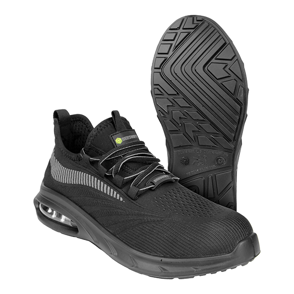 CF101 SUTTON COMPOSITE BL/GY FLYKNIT BUBBLE SOLE TRAINER S1PL