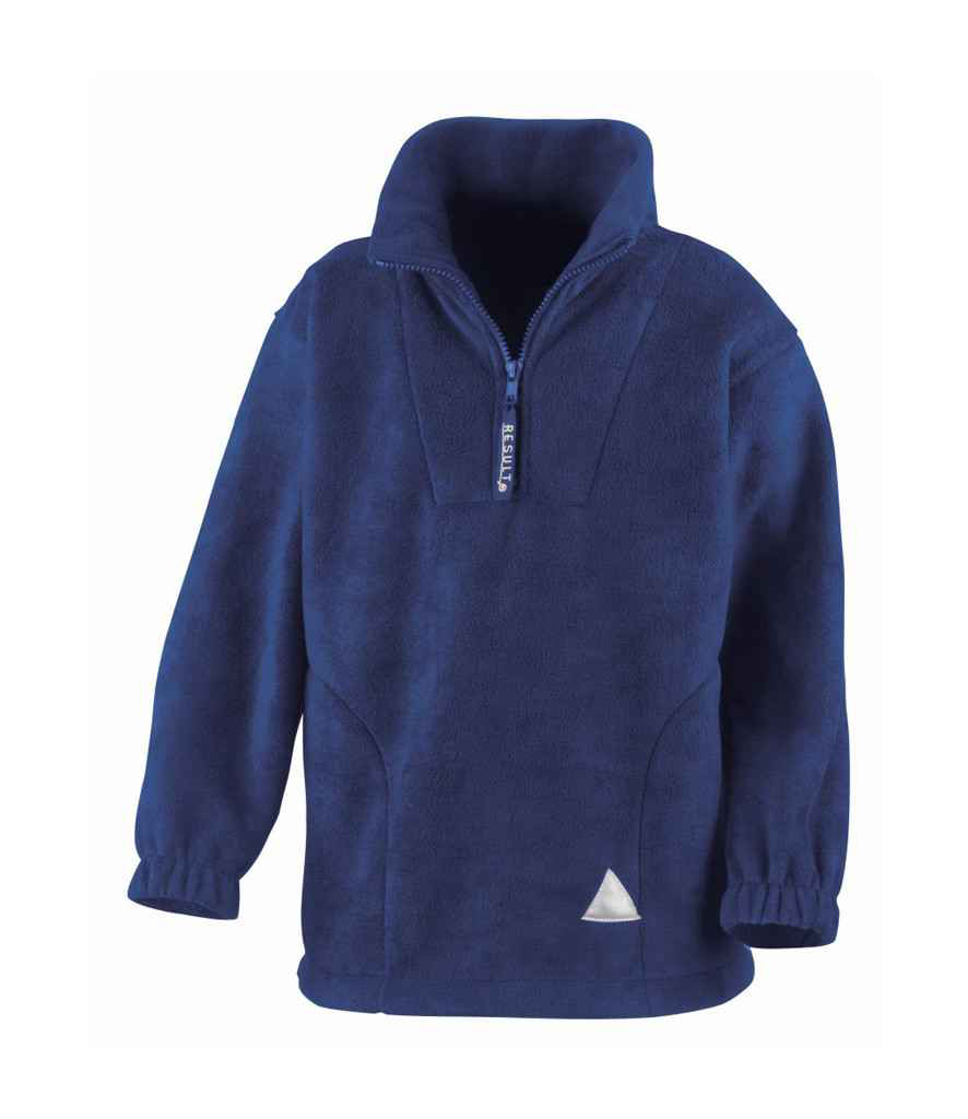 RS33B Result Kids/Youths Zip Neck Polartherm Fleece
