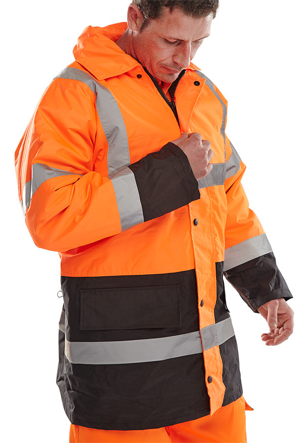 CTJFLTTORN Constructor Traffic Jacket Two Tone Fleece Lined