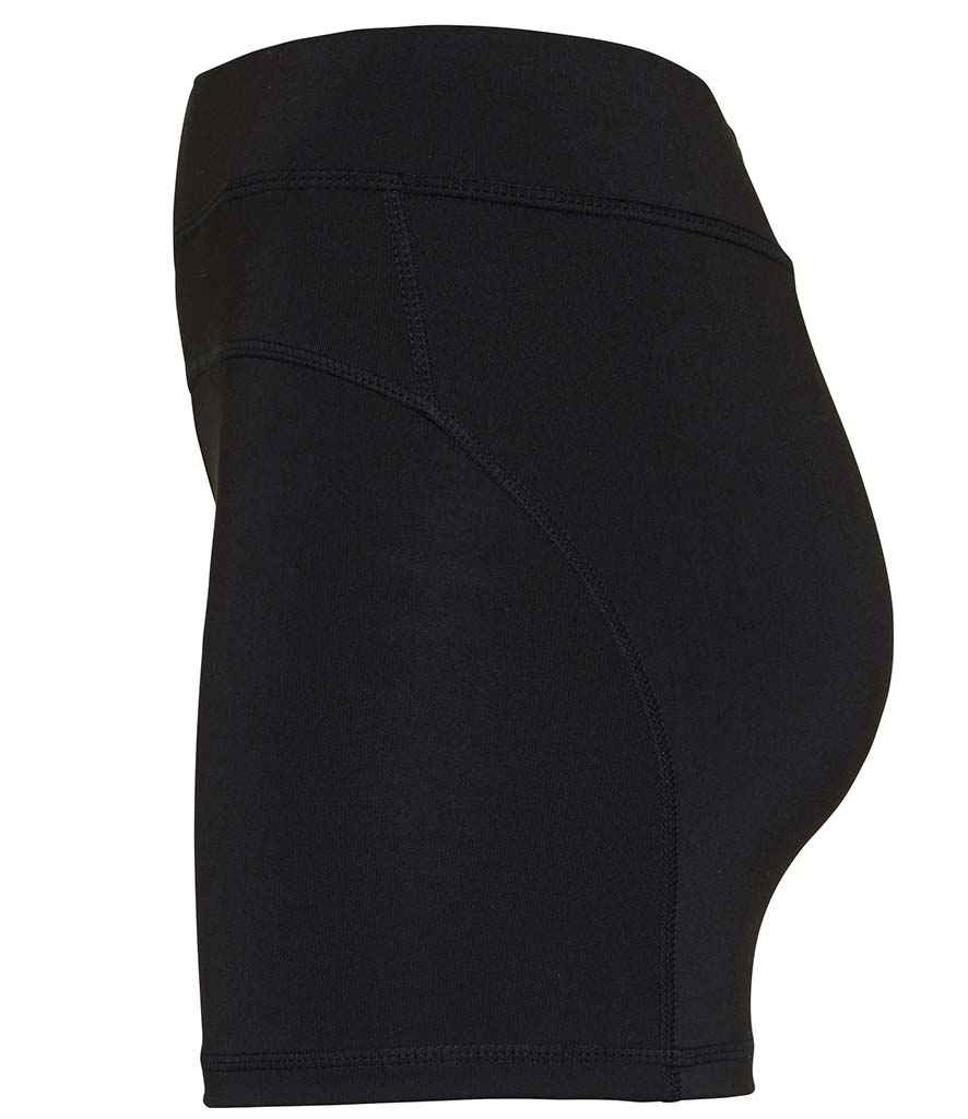 JC088 AWDis Ladies Cool Training Shorts Black