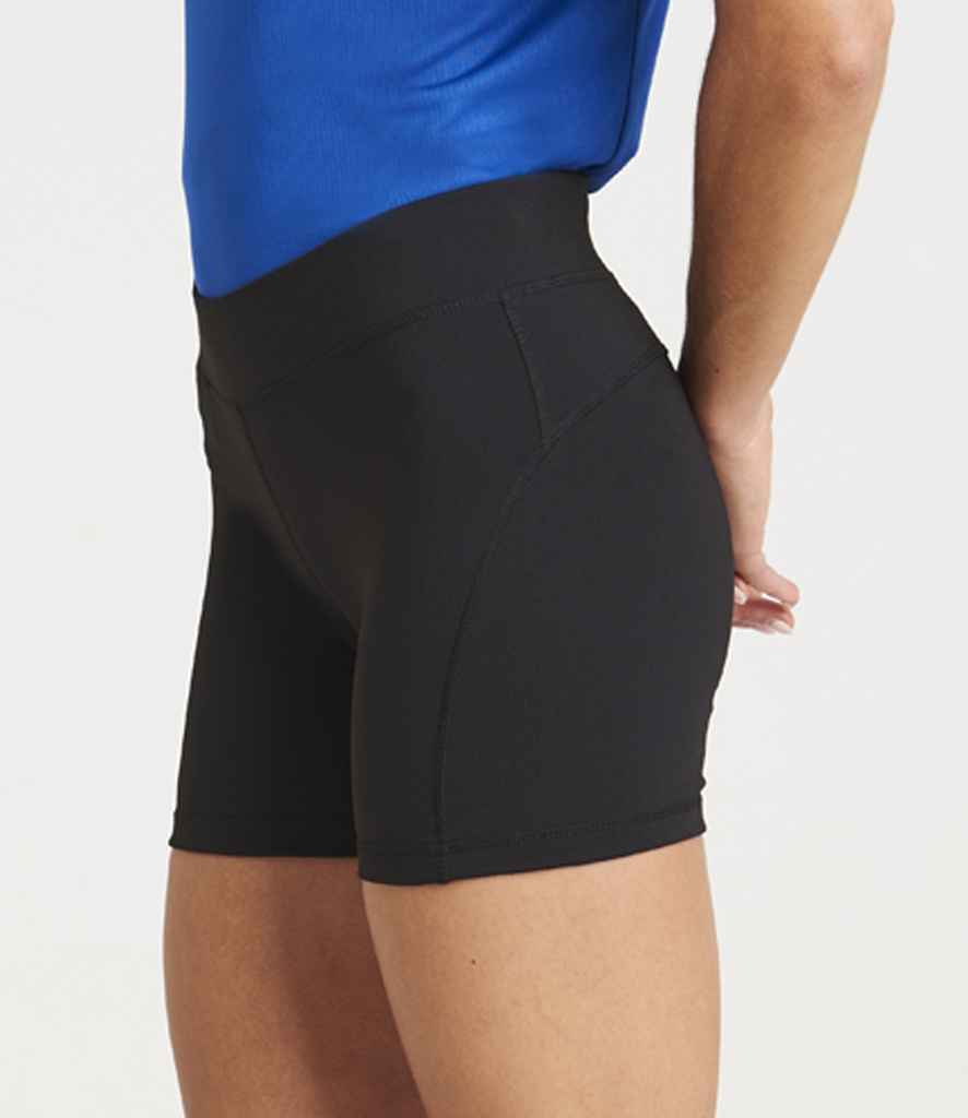 JC088 AWDis Ladies Cool Training Shorts Black