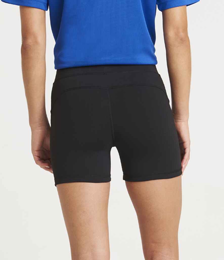 JC088 AWDis Ladies Cool Training Shorts Black