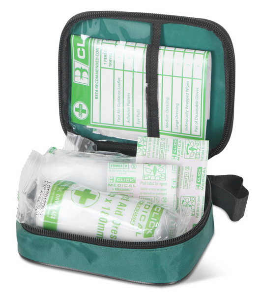 CM0002 Travelling First Aid Pouch Green