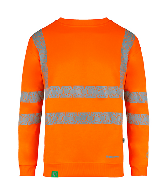 EWCSSOR Envirowear Hi-vis Sweatshirt Orange