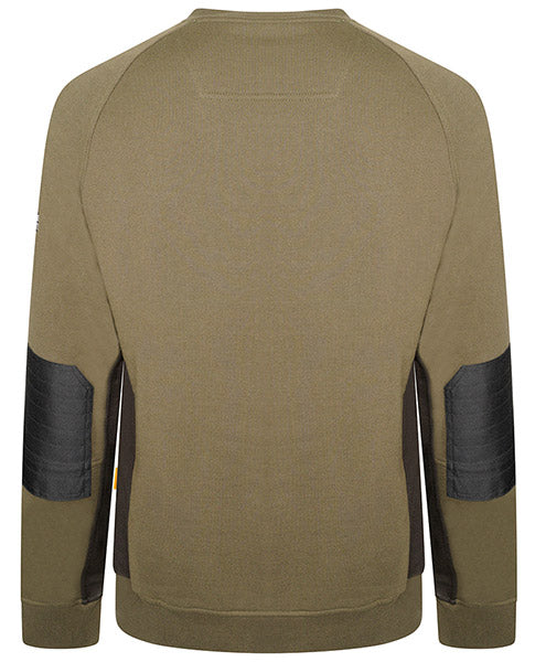 CREW/OL JCB Trade Crew Sweatshirt Olive