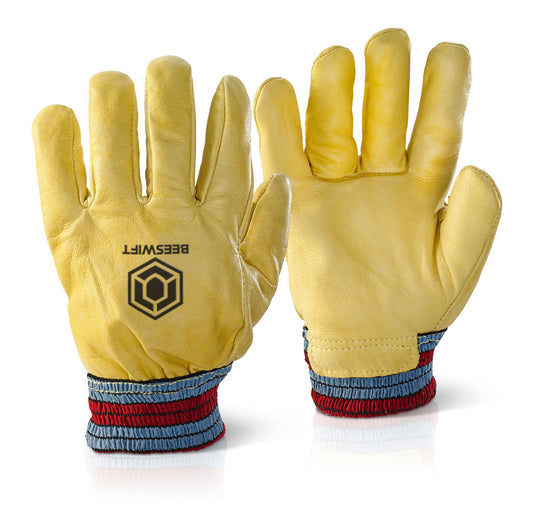 FGIMPN Freezer Gloves One Piece Back Yellow
