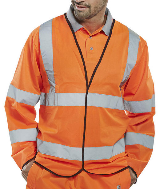 PKJENGOR Long Sleeve Jerkin Orange