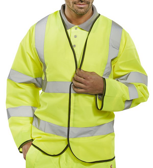 PKJENG Long Sleeve Jerkin Saturn Yellow