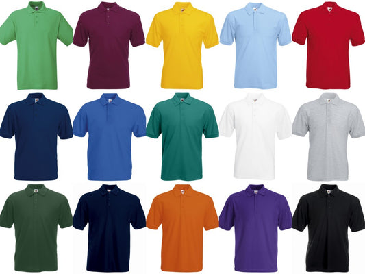 SS11 Fruit of the Loom Poly/Cotton Pique Polo Shirt