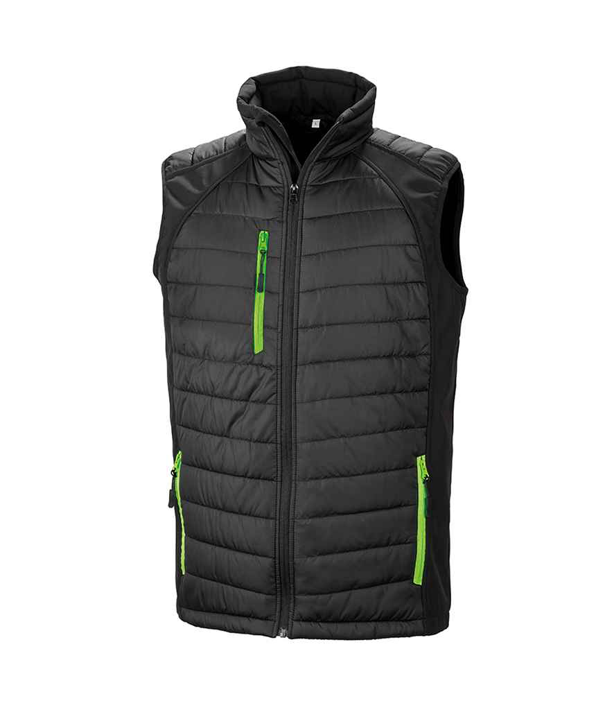 RS238 Result Genuine Recycled Compass Padded Gilet