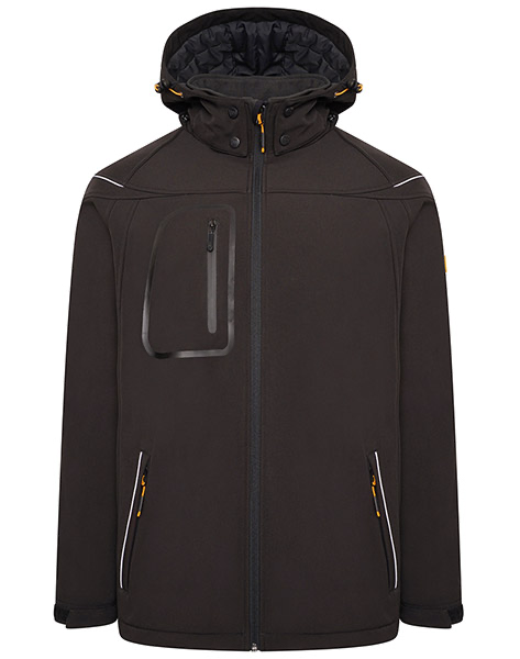 D-ML JCB Trade Hooded Softshell