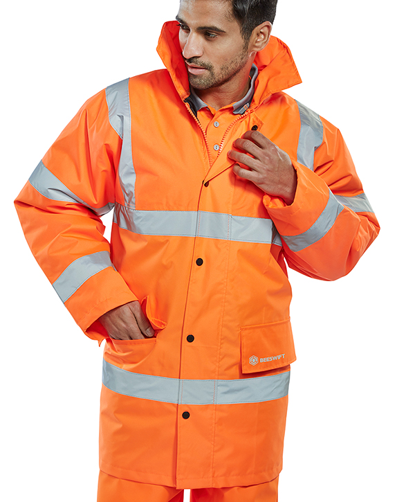 CTJENGOR Orange Constructor Traffic Jacket