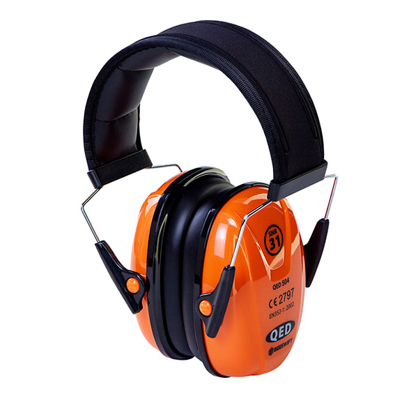QED504 Ear Defenders Snr 31 Orange