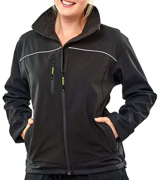 LSSJBL Ladies Soft Shell Jacket Black
