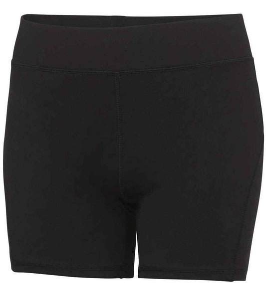 JC088 AWDis Ladies Cool Training Shorts Black