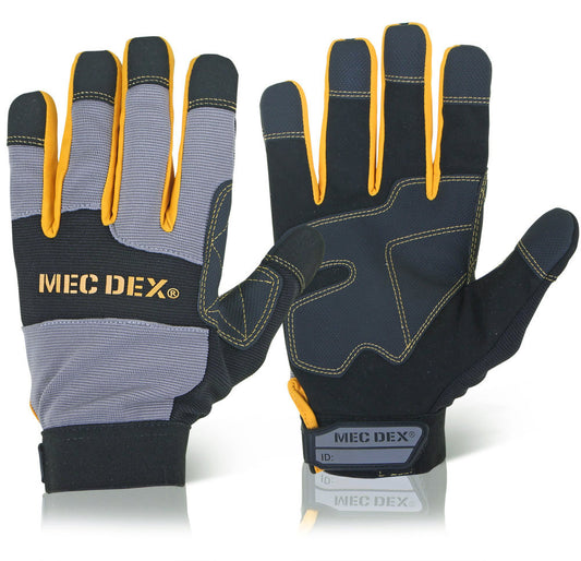 MECDY-713 Work Passion Impact Mechanics Glove Black/grey