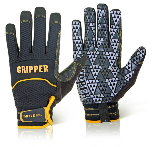 MECPR-741 Rough Gripper Mechanics Glove Black